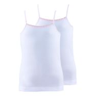 Blackspade 1296 2'li Beyaz Kız Çocuk Atlet