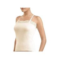 Blackspade 1404 Krem Aura Satin Kadın İnce Askılı Atlet