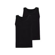 Blackspade 9225 %100 Pamuk Rahat Kesim 2'li Paket Siyah Erkek Atlet