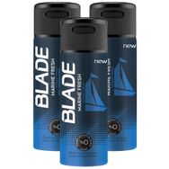 Blade Marine Fresh 3x150 ml Erkek Sprey Deodorant