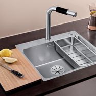 Blanco Andano 500-IF/A Push Sifon Kontrol Paslanmaz Çelik Eviye