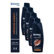 Blendax Men Kafein Özlü Dökülme Karşıtı 4x500 ml Şampuan