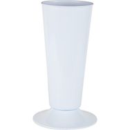 Bliss Silindir Kesme Dekoratif Çok Amaçlı 5.7 lt Beyaz Çiçek Vazosu Şemsiyelik