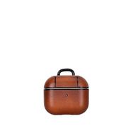 BloominBag Aurel Snap Charm Taba Deri Airpods 3 Kılıfı