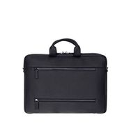 BloominBag Urban Shell Pro 16"" Noir Black Hakiki Deri Laptop Macbook Çantası
