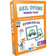 Blue Focus 48 Parça Memory Game Meslekler Akıl Oyunu