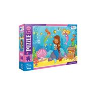 Blue Focus 50 Parça Mermaid Deniz Kızı Puzzle
