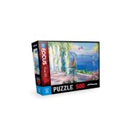 Blue Focus 500 Parça - Lonely Girl Puzzle