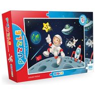 Blue Focus Bf148 Uzay Temalı 200 Parça Puzzle