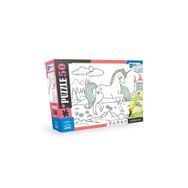 Blue Focus BF381 Sevimli Tek Boynuzlu At 50 Parça Boyanabilir Puzzle