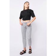Blue White BW-0007 Açık Gri Kadın Jeans
