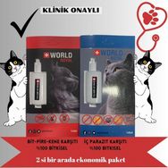 Bluepet World Royal 2 Si Bir Arada Kedi İç Dış Parazıt Damlası