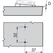 Blum 171A5070 Clip Kama +5 Derece Menteşe