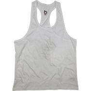 Bluu Basic Beyaz Fitness Gym Tank Top Erkek Sporcu Atleti