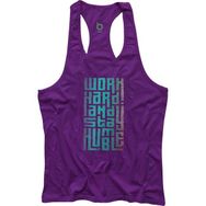 Bluu HMBLE Mor Fitness Gym Tank Top Erkek Sporcu Atleti