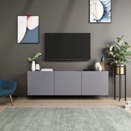 BMdekor Duvara Asma Wishe Antrasit 150 cm TV Sehpası