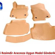 Bmw 5 Serisi F10 2009-2012 Bej 3D Havuzlu Paspas