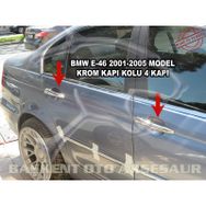 Bmw E46 2001 2005 Paslanmaz Çelik 4 Kapı Krom Kapı Kolu