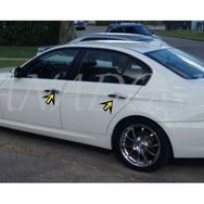 Bmw E60 2003 Üzeri Paslanmaz Çelik 4 Kapı Krom Kapı Kolu