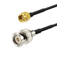 Bnc RG174 1 mt Erkek SMA Erkek Pigtail Uzatma Kablosu