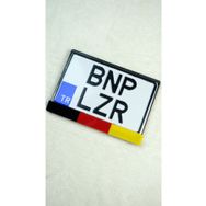 BNP Alman Renkli Ultra Parlak Pleksi Motor Plakalık
