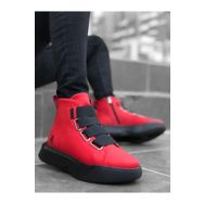 Boa Ba0142 Bantlı Erkek Yüksek Taban Kırmızı Spor Bot