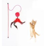Bobo 40 cm Tüylü Top Kedi Oltası