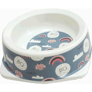 Bobo BO-3038 Melamin 130 ml Gri Köpek Mama Ve Su Kabı