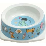 Bobo BO-3038 Melamin 130 ml Mavi Köpek Mama Ve Su Kabı