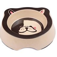 Bobo BO-3141Z Bambu 260 ml Siyah Köpek Mama Kabı