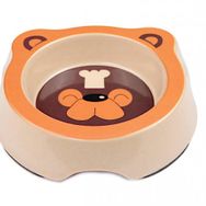 Bobo BO-3141Z Bambu 260 ml Turuncu Köpek Mama Kabı