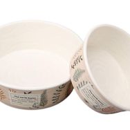 Bobo BO-3155 Melamin 800 ml Krem Köpek Mama Kabı