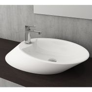 Bocchi 1021-002-0126 Vessel 72 cm M Beyaz Bataryalı Çanak Lavabo