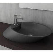 Bocchi 1021-020-0126 Vessel 72 cm Antrasit Bataryalı Çanak Lavabo