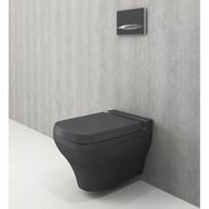 Bocchi 1080-020-0128 Mat Anrasit Scala Asma Klozet ve Kapağı