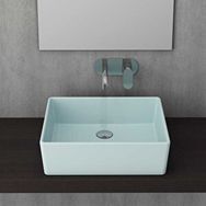 Bocchi 1215-029-0125 Milano Mat Buz Mavisi 50 cm Çanak Lavabo