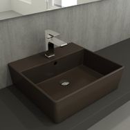Bocchi 1216-025-0126 50 cm Mat Kahve Milano Batarya Banklı Çanak Lavabo