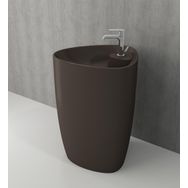 Bocchi 1337-025-0126 Etna Batarya Banklı 58 cm Mat Kahverengi Monoblok Lavabo