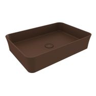 Bocchi 1476-025-0125 Dikdörtgen 55 cm Mat Kahve Çanak Lavabo