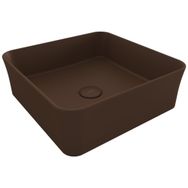 Bocchi 1477-025-0125 Kare 38 cm Mat Kahve Çanak Lavabo
