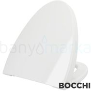BOCCHI A0325-001 Etna Parlak Beyaz Klozet Kapağı