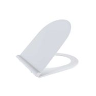 Bocchi A0330-002 Mat Beyaz Yavaş Kapanır Pure Slim Klozet Kapağı