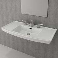Bocchi Classico Lavita 100 cm Mat Beyaz Lavabo