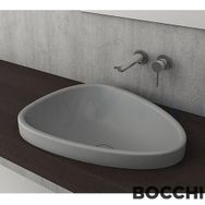 Bocchi Etna 1112-006-0125 58 cm Gri Tezgah Üstü Lavabo