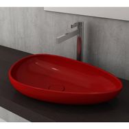Bocchi Etna 58 cm Kırmızı Çanak Lavabo