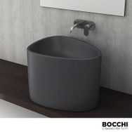 Bocchi Etna Antrasit Tezgah Üstü Monoblok Lavabo