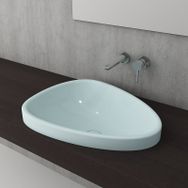 Bocchi Etna Mat Buz Mavisi 58 cm Tezgah Üstü Lavabo
