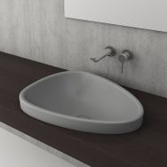 Bocchi Etna Mat Gri 58 cm Tezgah Üstü Lavabo