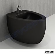 Bocchi Etna Mat Siyah Asma Klozet ve Kapak