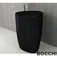 Bocchi Etna Parlak Siyah Monoblok Lavabo